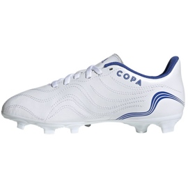Chaussures de football Adidas Copa Sense.4 FxG Jr GW7400 blanche 1