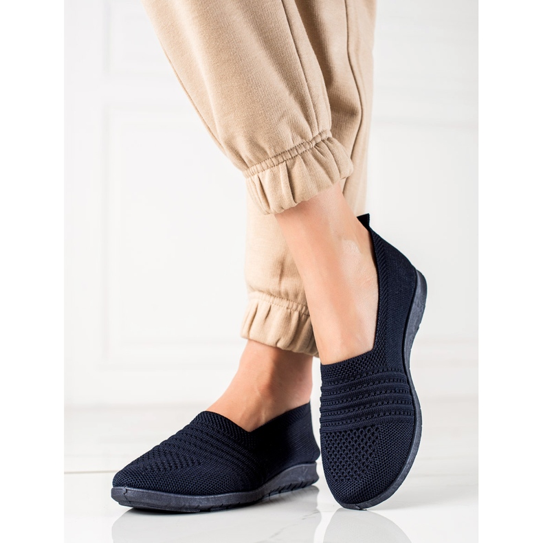 W. Potocki Slipons Potocki classiques bleu marin 1