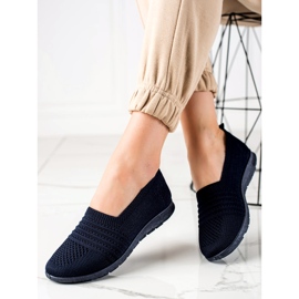 W. Potocki Slipons Potocki classiques bleu marin 2