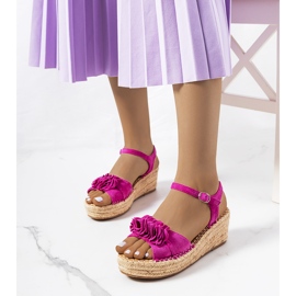 Espadrilles roses sur la plateforme Straden 1 Espadrilles roses sur la plateforme Straden 1