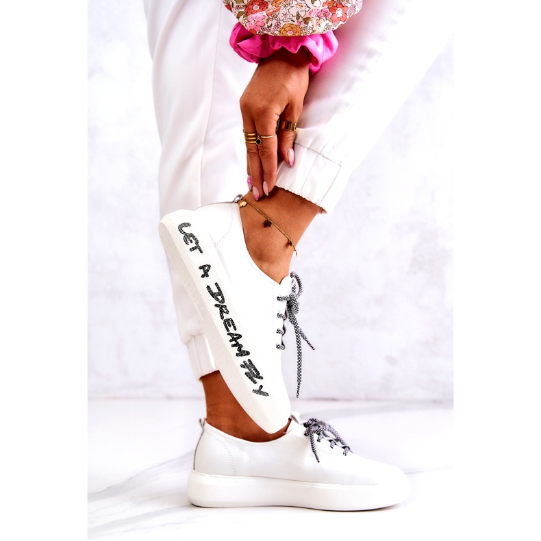 S.Barski Baskets En Cuir Pour Femmes Sur La Plateforme Blanc Marien blanche 3 S.Barski Baskets En Cuir Pour Femmes Sur La Plateforme Blanc Marien blanche 3