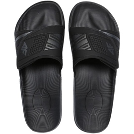 4F M H4L22-KLM003 chaussons 20S le noir 1