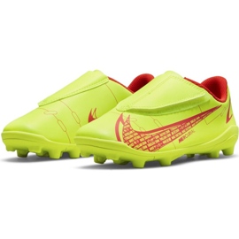 Chaussures de football Nike Mercurial Vapor 14 Club Mg Jr CV0833-760 jaunes 4