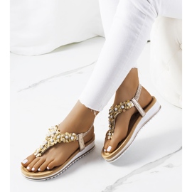 Sandales femme dorées Tove 1