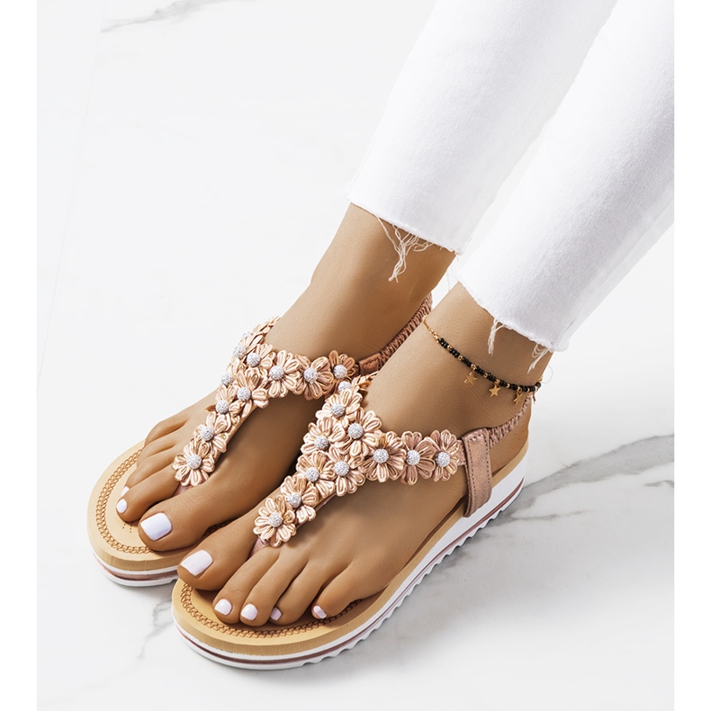 Sandales femme Tove roses 1