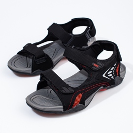 Sandales noires homme le noir 1 Sandales noires homme le noir 1