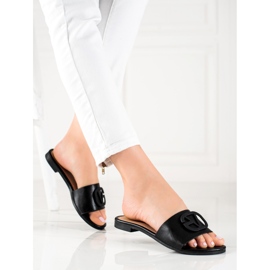 Cm Paris Tongs décontractées à la mode le noir 2