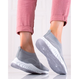 J. Star Baskets grises à la mode 1