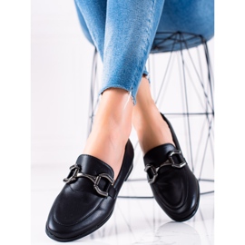 Lovery Mocassins Classiques Avec Ornement le noir 2 Lovery Mocassins Classiques Avec Ornement le noir 2