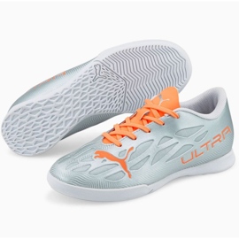 Chaussures de foot Puma Ultra 4.4 It Jr 106746 01 gris argent 1