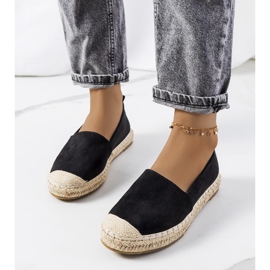 Espadrilles Mathea noires pour femme 1