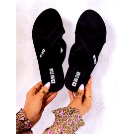 Chaussons mousse femme Big Star JJ274A338 Noir 3