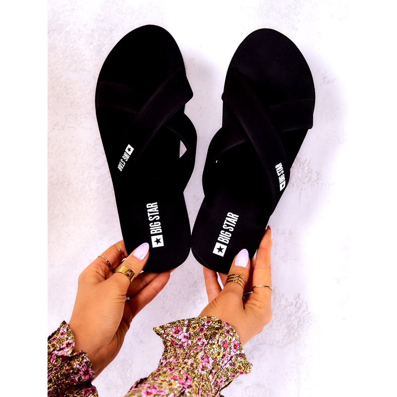 Chaussons mousse femme Big Star JJ274A338 Noir le noir 3