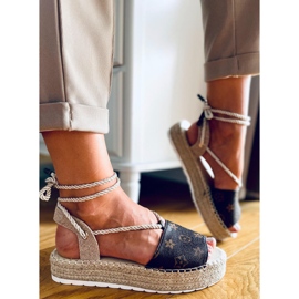Espadrilles sandales femme Adeline Camel beige brun 2 Espadrilles sandales femme Adeline Camel beige brun 2