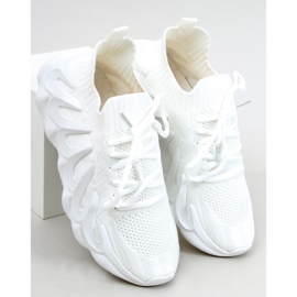 Ineng White chaussettes chaussures de sport blanche 1