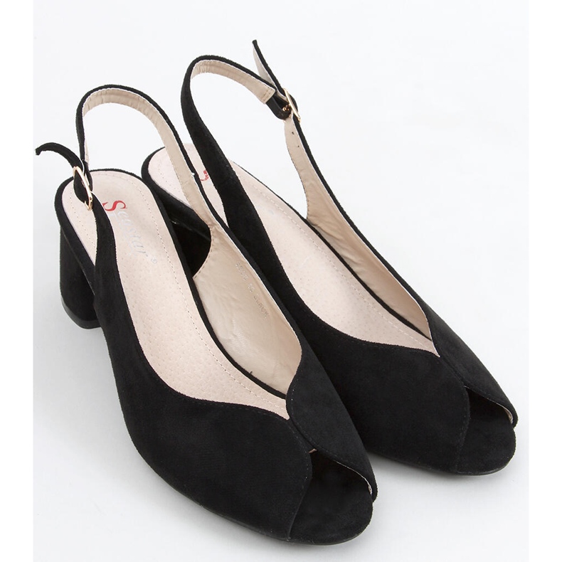 Sandales à talons noires Venus 1