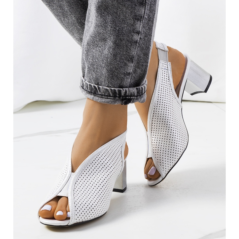 Sandales ajourées argent Rush 1