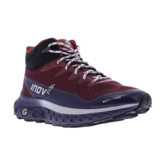 Chaussures Inov-8 RocFly G 390 W 000996-BUBK-S-01 rouge bleu marine 1