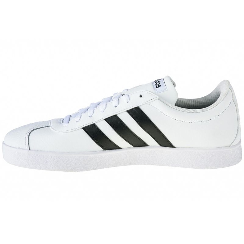 Chaussures Adidas Vl Court 2.0 M DA9868 blanche le noir 1 Chaussures Adidas Vl Court 2.0 M DA9868 blanche le noir 1