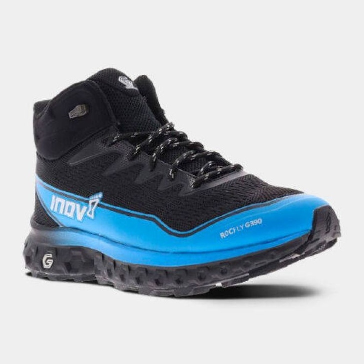 Chaussures Inov-8 RocFly G 390 M 000995-BKBL-S-01 noir bleu 1