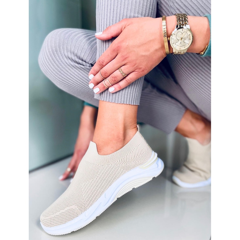 Chaussures de sport chaussettes Bloom Beige 2 Chaussures de sport chaussettes Bloom Beige 2