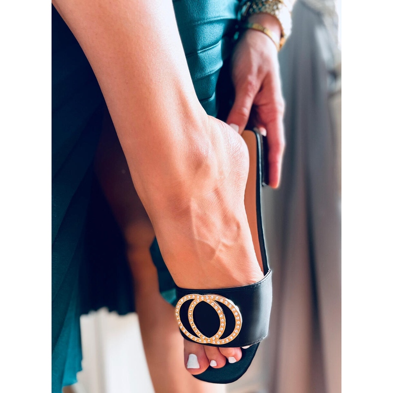 Chaussons femme Allor Noir le noir 2