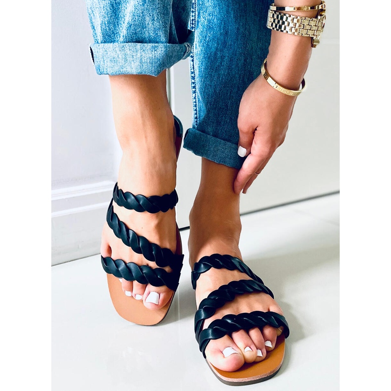 Chaussons femme Clover Noir 2