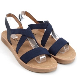 Sandales femme Zinnia Bleu bleu marin 2