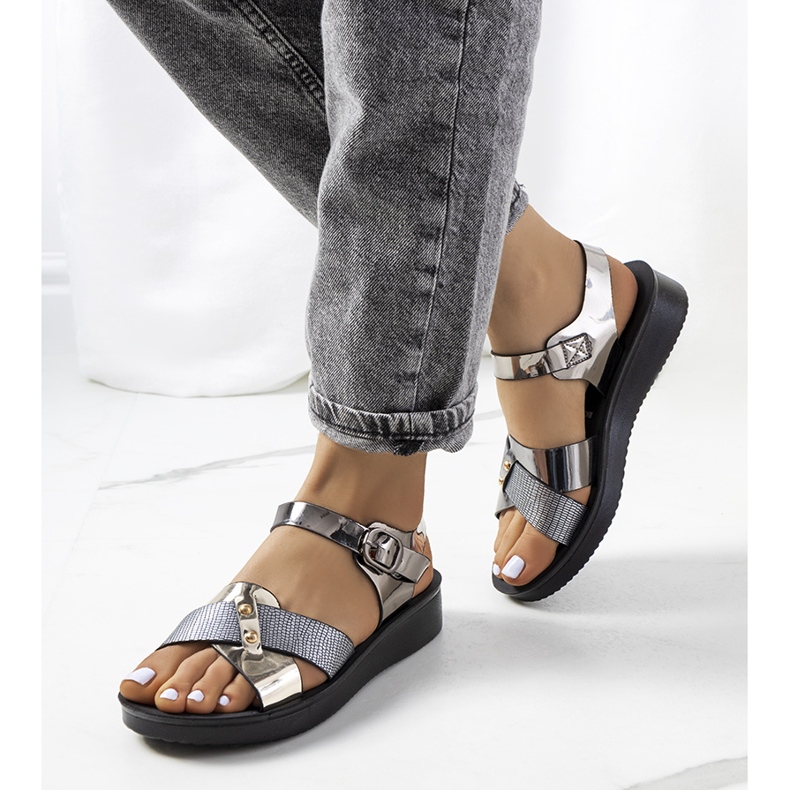 Sandales femme Tulia noires le noir 1