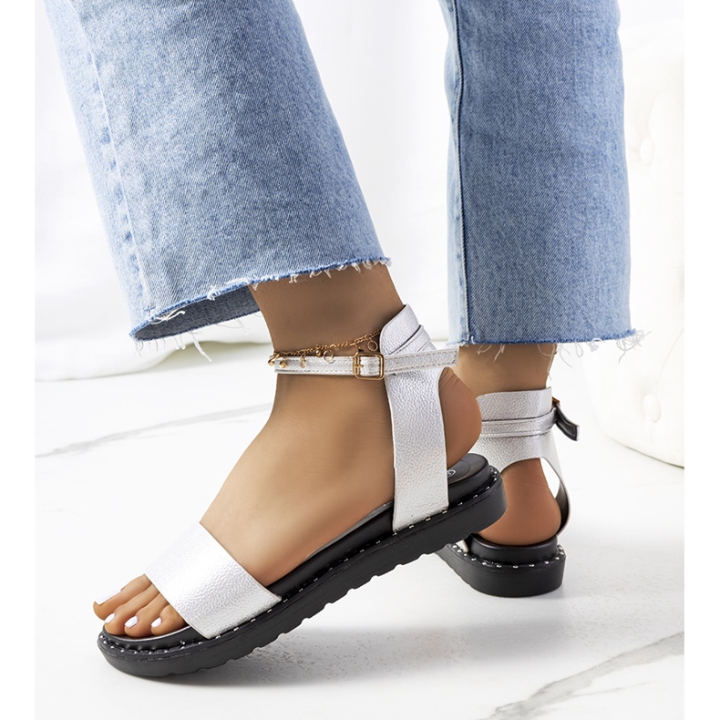 Sandales blanches femme Perunka 2 Sandales blanches femme Perunka 2