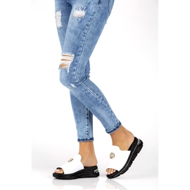 Chaussons en cuir Filippo DK3872 / 22 Wh blanc 5