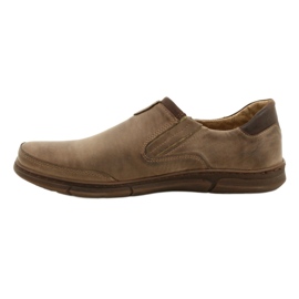 Polbut Mocassins slip-on homme J51 chaussures marron brun 1