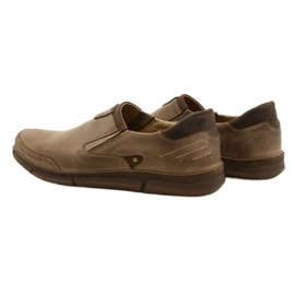 Polbut Mocassins slip-on homme J51 chaussures marron brun 4