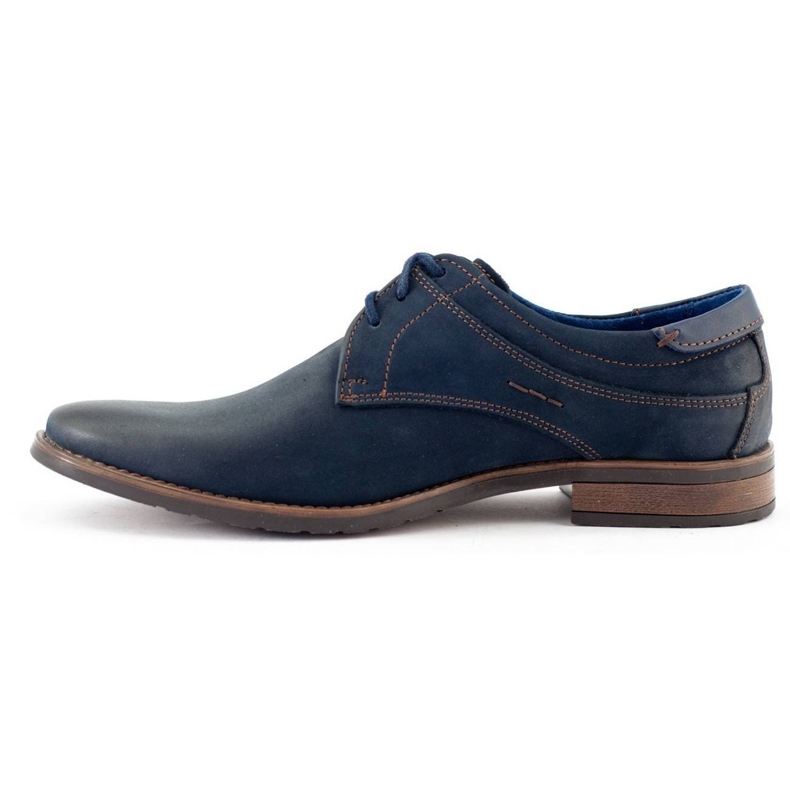 KOMODO Chaussures élégantes pour hommes 877 bleu marine 3