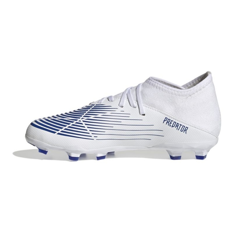 Chaussures de football Adidas Predator Edge.3 Fg Jr GX5211 blanche blanche 1 Chaussures de football Adidas Predator Edge.3 Fg Jr GX5211 blanche blanche 1
