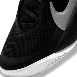 Chaussure de basket-ball Nike Team Hustle D 10 Big Jr CW6735 004 noir argent 3