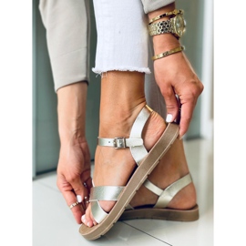 Sandales femme Nevada Gold doré 2