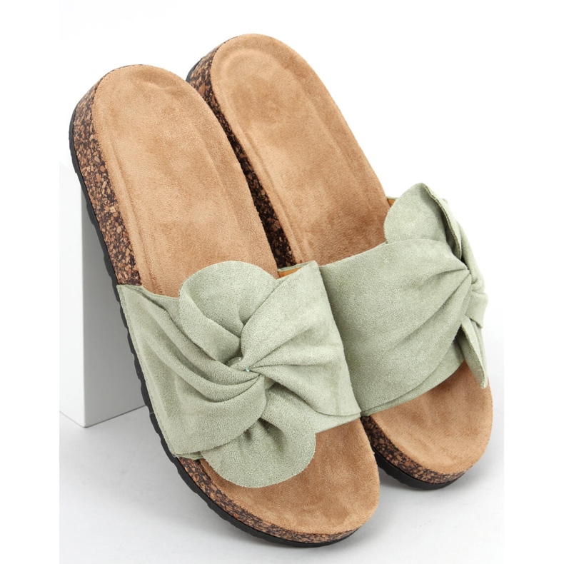 Claquettes en liège Dakota Green vert 2