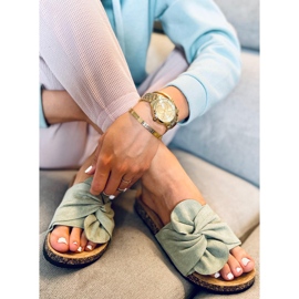 Claquettes en liège Dakota Green vert 4