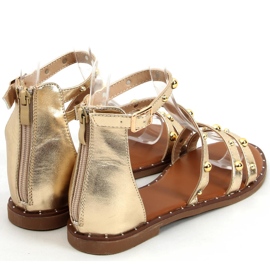 Sandales romaines dorées Kair d'or 1