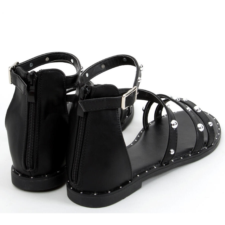 Sandales romaines Cairo noires le noir 1 Sandales romaines Cairo noires le noir 1