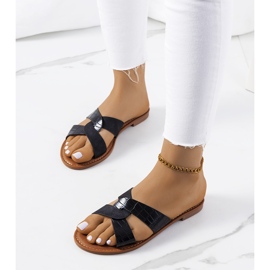 Chaussons Dinka élégants noirs le noir 1 Chaussons Dinka élégants noirs le noir 1