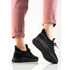 DK Chaussures de sport confortables le noir 1