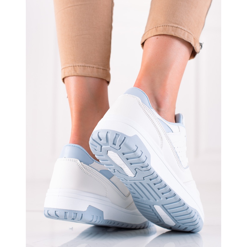 DK Baskets de sport sur la plate-forme bleu 1