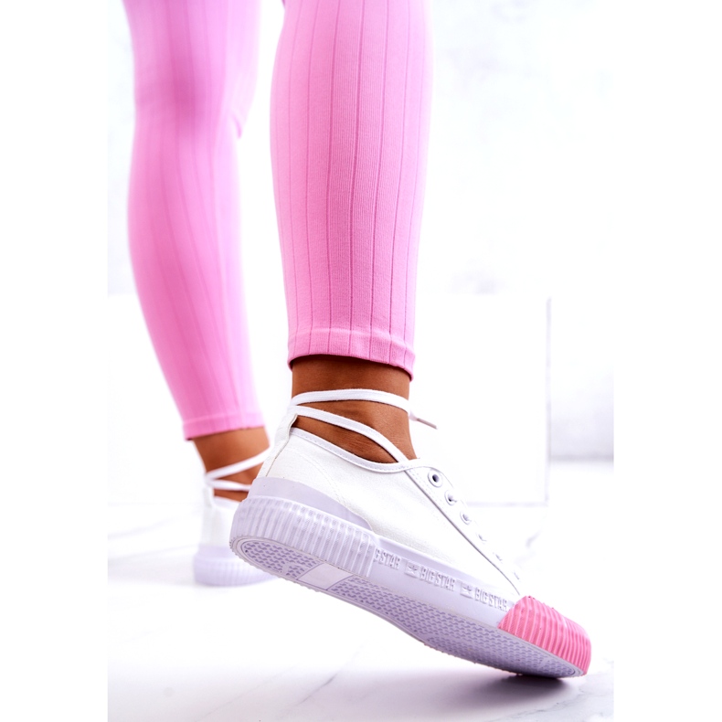 Matière Baskets Big Star JJ274111 Baskets blanches 3