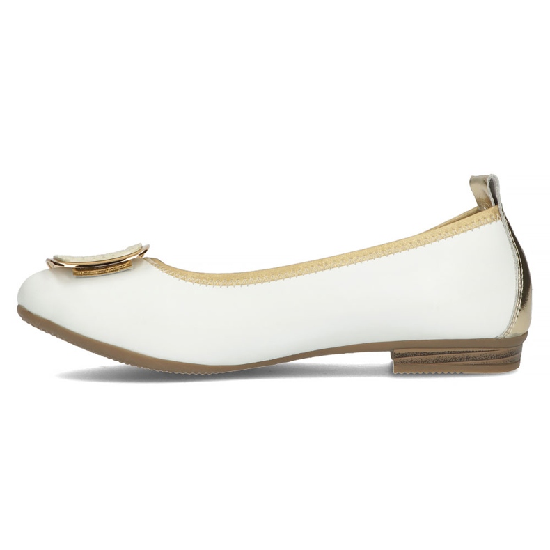 Chaussures en cuir avec décoration Filippo DP3661/22 Wh blanc 3