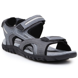 Sandales Geox U S.Strada DM U8224D-0BC50-C9014 le noir 1