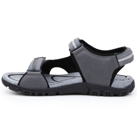 Sandales Geox U S.Strada DM U8224D-0BC50-C9014 le noir 4