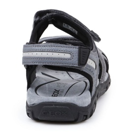 Sandales Geox U S.Strada DM U8224D-0BC50-C9014 le noir 5