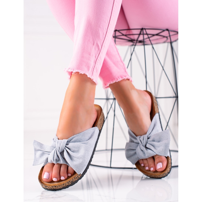 Tongs élégantes et confortables bleu 2